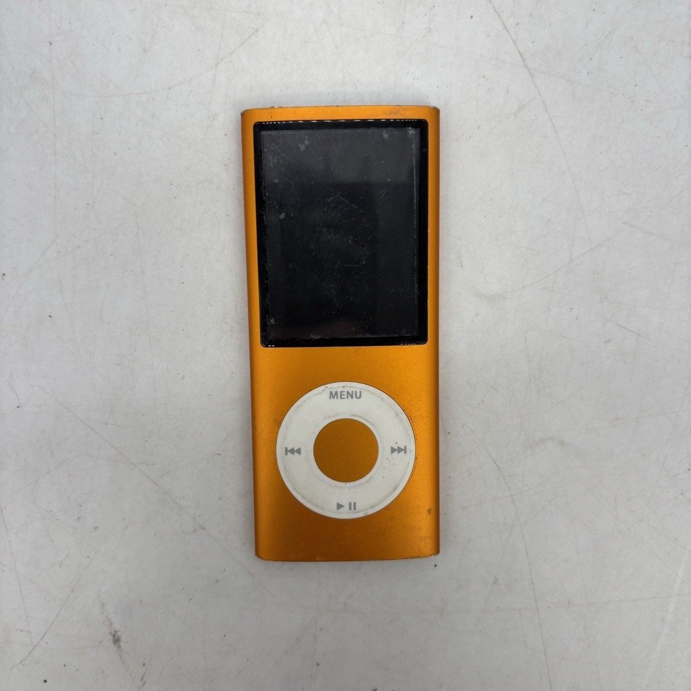 Apple iPod Nano 8GB Orange 4th Generation Model A1285 MB742LL Untested